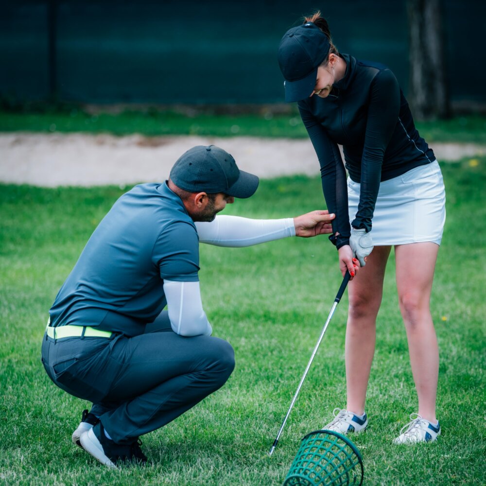 Learning golf